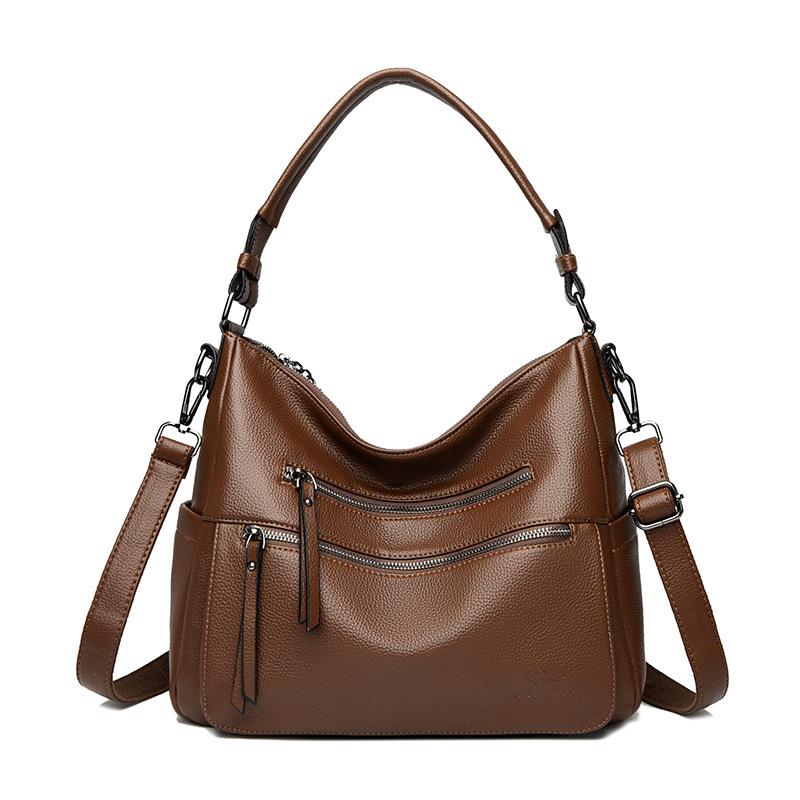 Large-capacity Middle-aged Women's Bag Simple and Elegant Mom's Bag Trendy Handbag