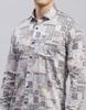 MONTE CARLO Mens Brown Printed Collared Neck Full Sleeve Slim Fit Shirt