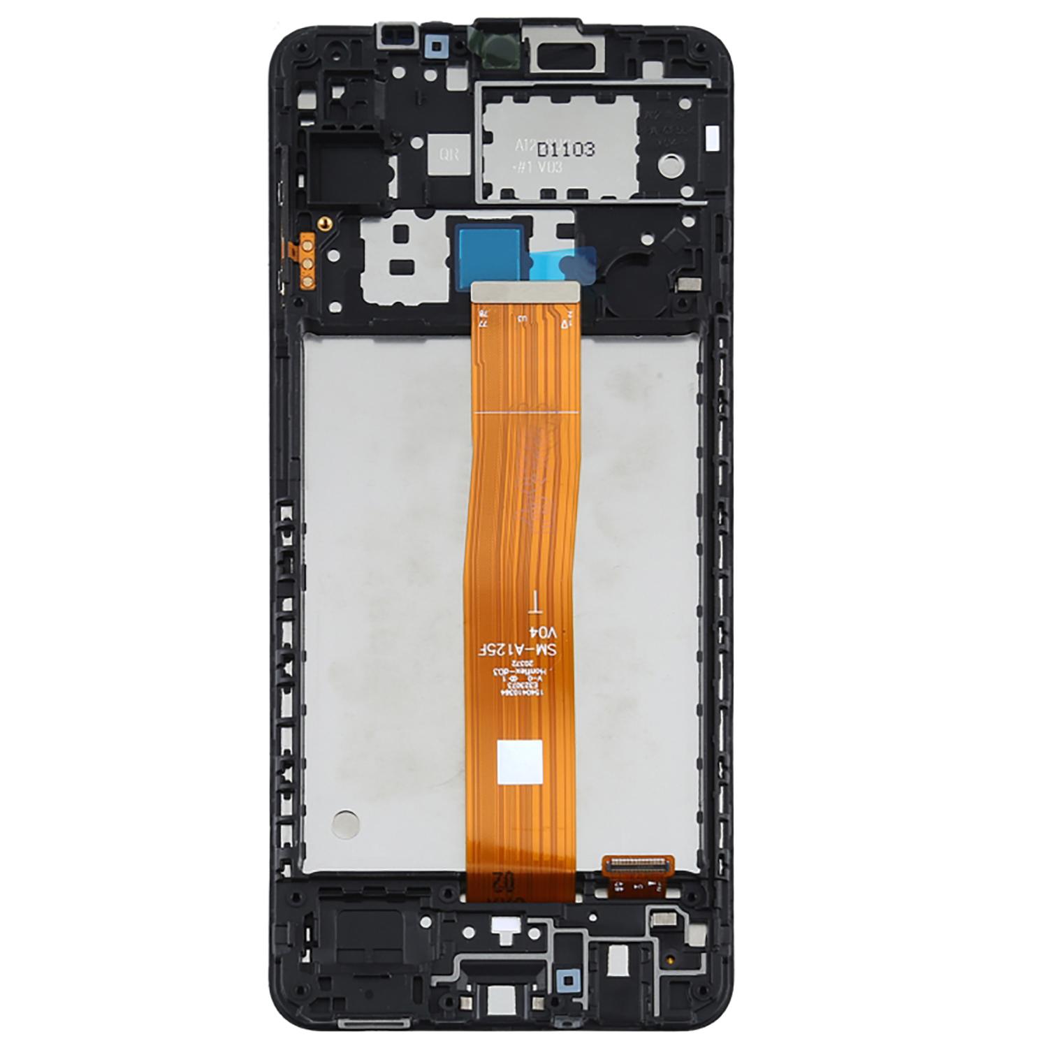 

Grade C LCD Screen and Digitizer Assembly+Frame Replacement (without Logo) for Samsung Galaxy A12 A125 Type A