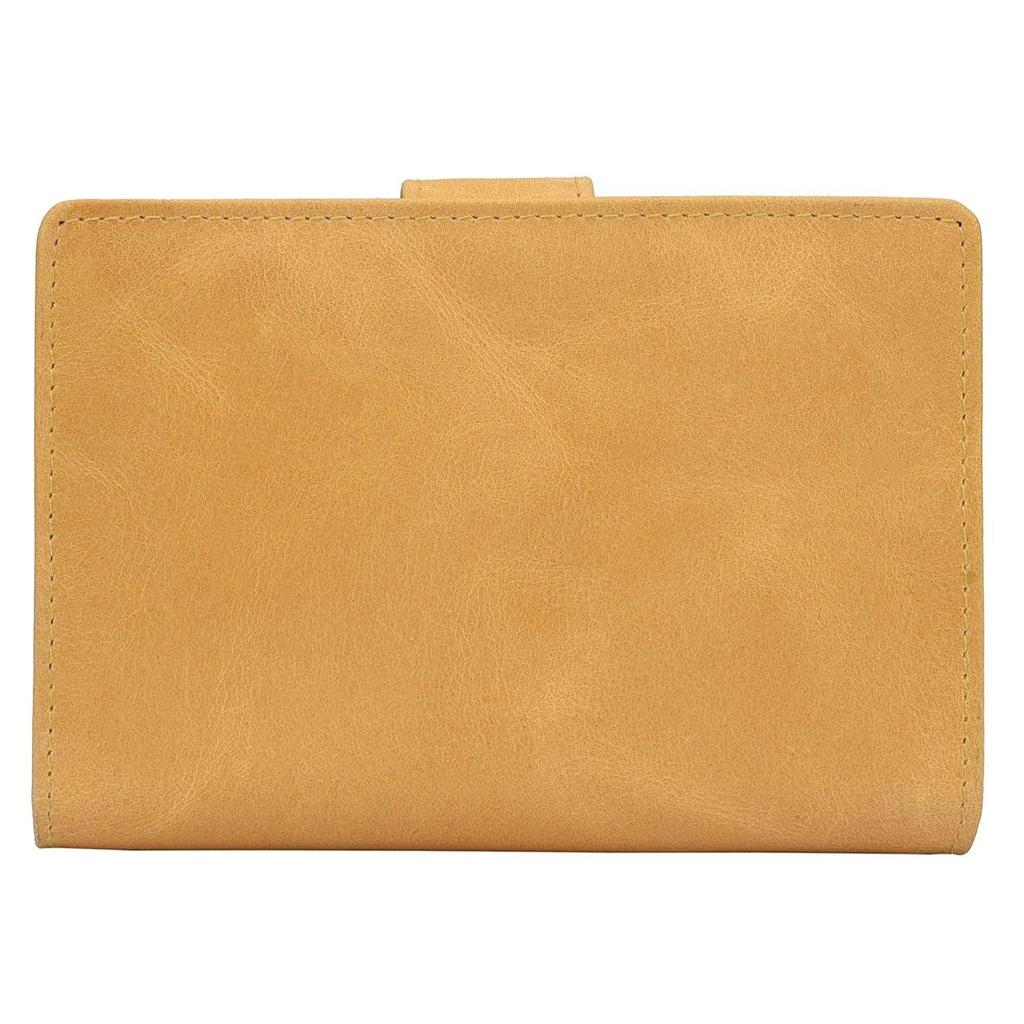 Arya Yellow Leather Wallet for Women