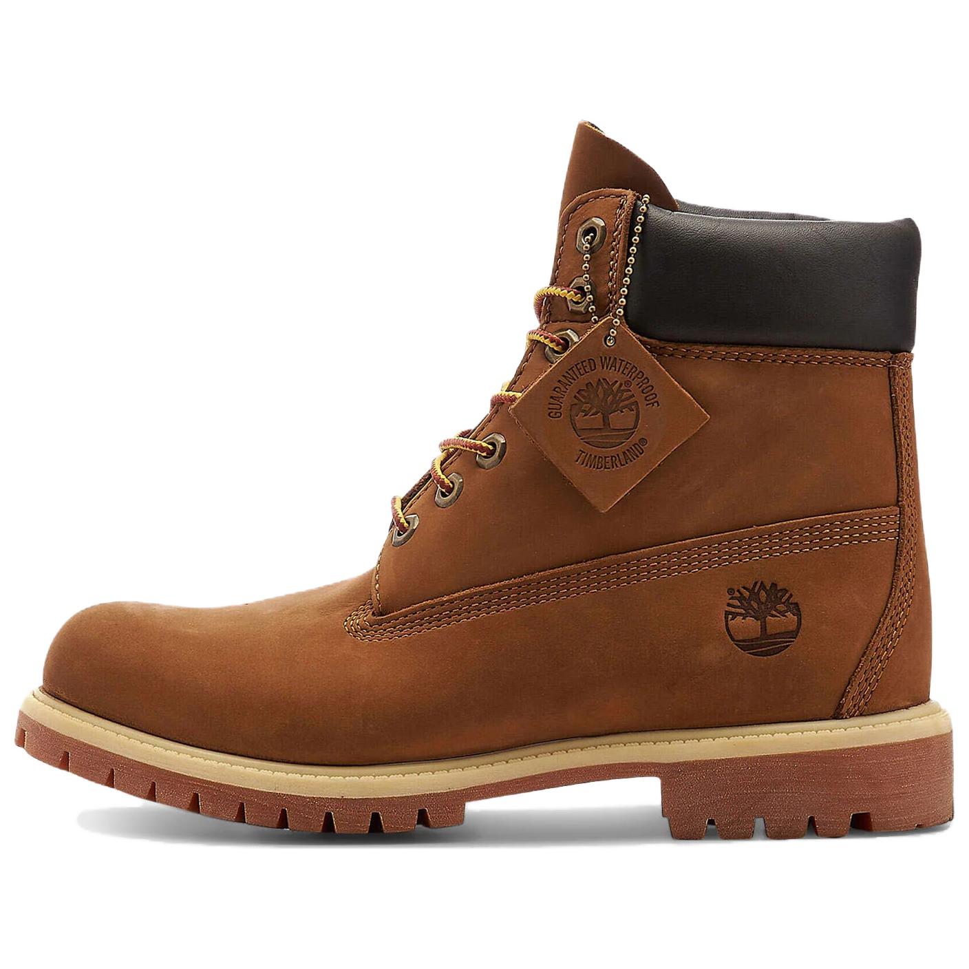 Timberland 6 Inch Premium Boot Rust Nubuck Men Boots Tan TB072066 41.5
