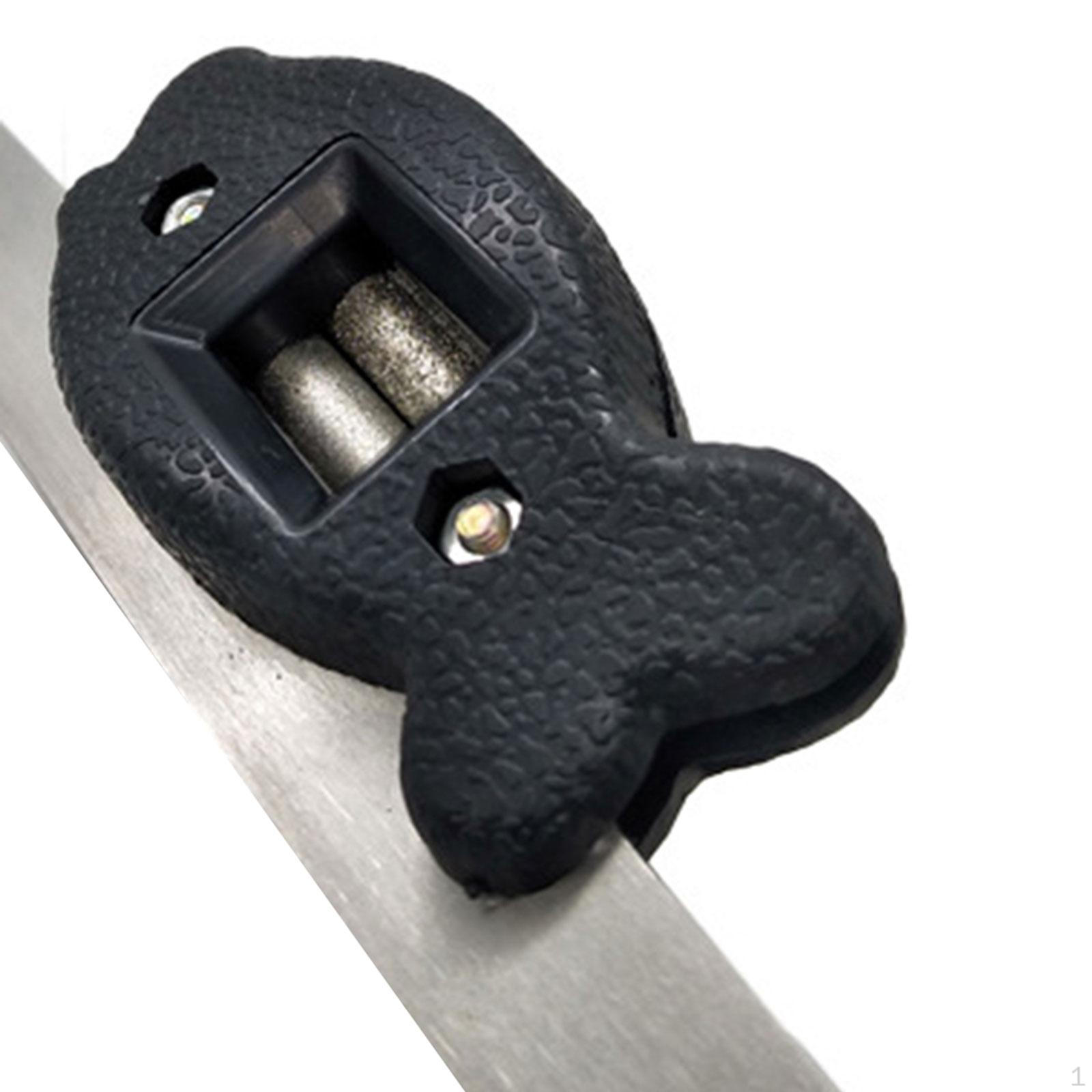 

Точилка для лезвий фигурного катания, многофункциональная компактная точилка для коньков чёрный