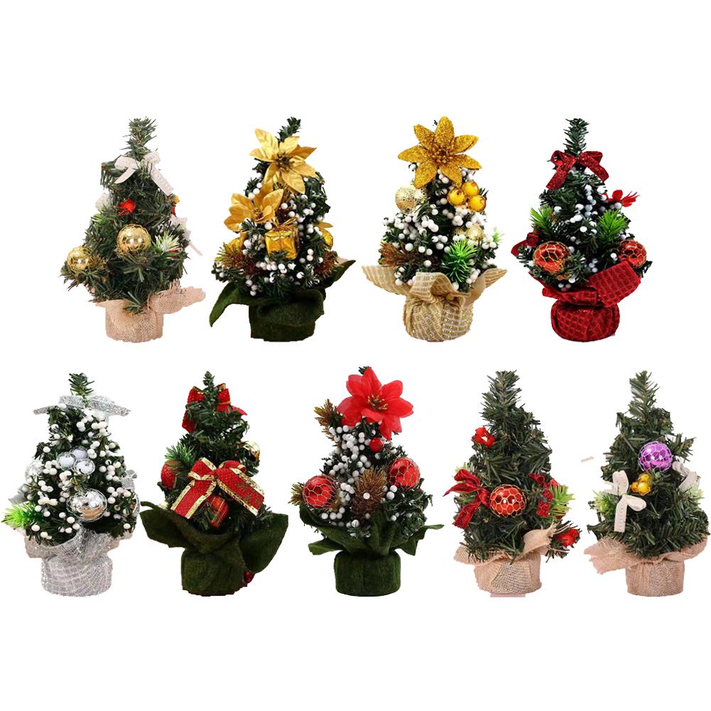 20cm Christmas Tree Ornaments Table Ornaments Small Tree Decorations