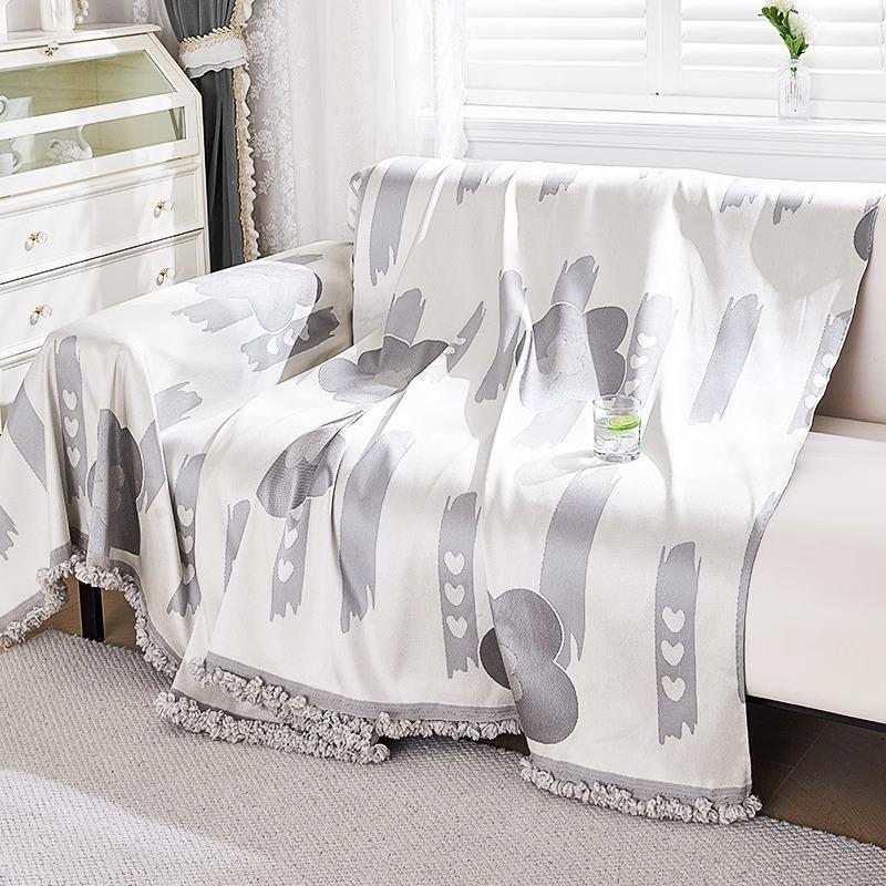 Sommer Eis Seide Sofa Handtuch Hundert Blumen All-Inclusive Sofabezug Staubschutz Einteiliger Sofabezug Stoff Kühl und Atmungsaktiv