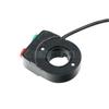 LMoDri 12V Horn HeadLight Switch Black On-Off Button Handlebar Switch Assembly For