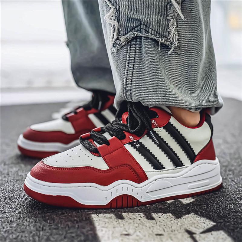 

Men s shoes spring trend outdoor Internet celebrity explosion thick-soled heightening sports and leisure shoes fashion student skateboard tide shoes 39
