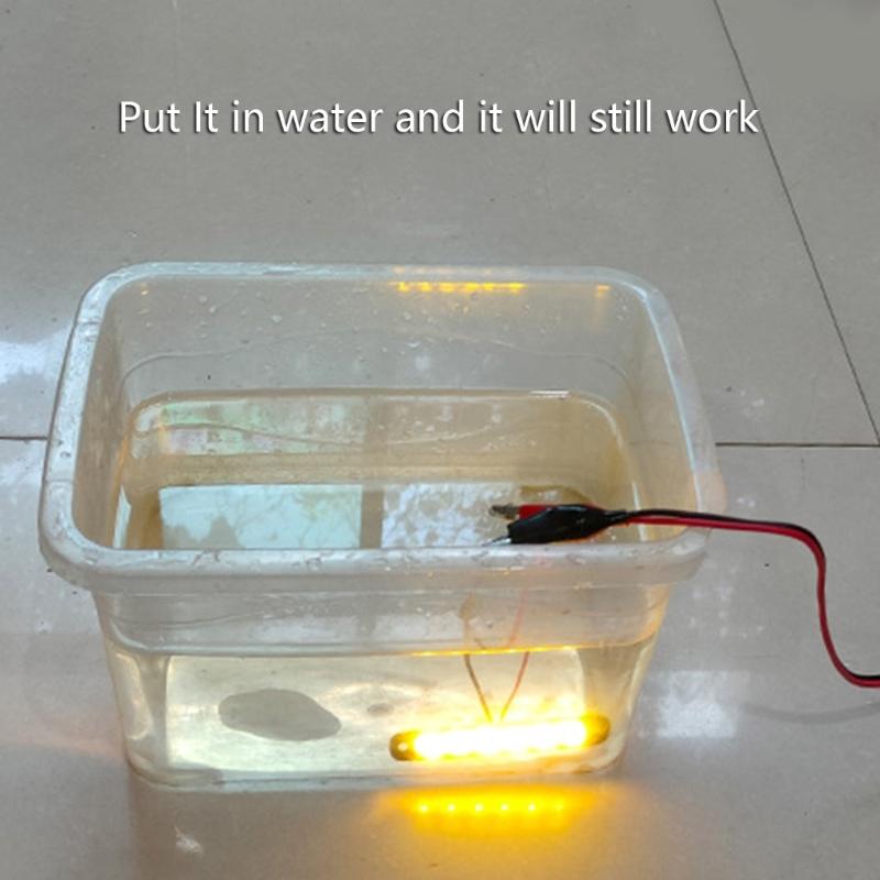 6LED Turn Signal Stop Brake Light For Car Trailer Truck Pickup Indicator Waterproof Taillamp Side Marker Lamp Tail Light