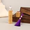 Flacone Roll-On in Bambù da 10 ml Tubo Vuoto Sfera Metallica Rullante Flaconi Ricaricabili Con Nappa Profumo Fai-da-te Lipgloss Contenitori Manuali