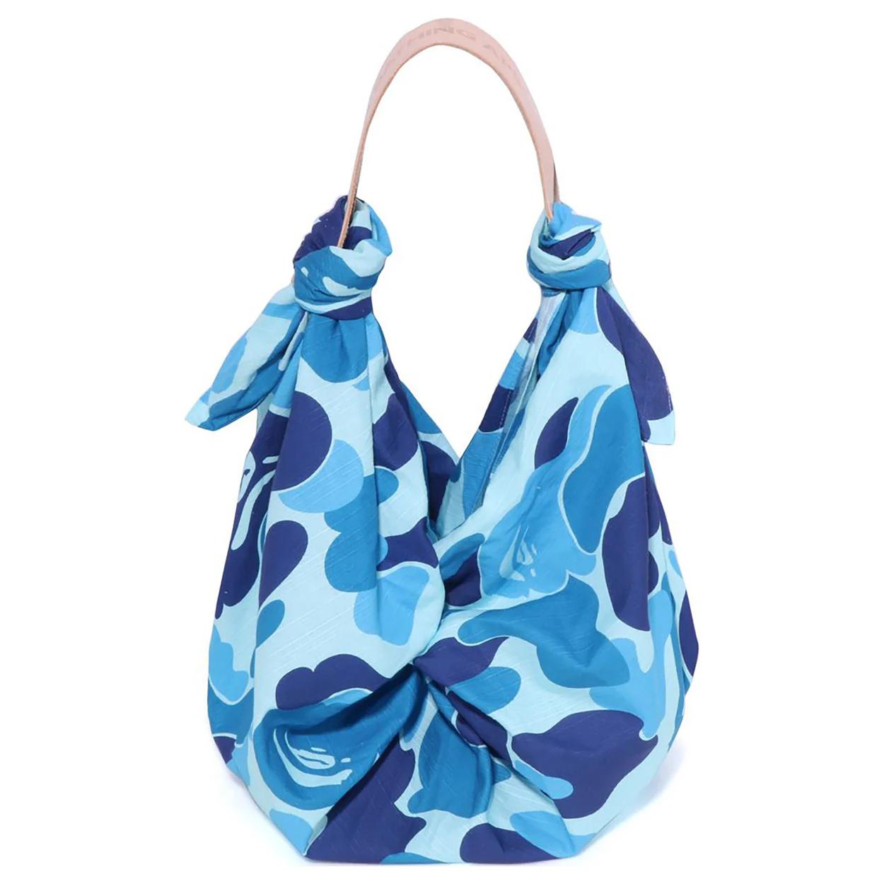 A Bathing Ape ABC Camo Fashion Versatile Polyester And Leather Shoulder Tote Bag Men bags Multicolor 1K30-190-007 Pink