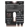 NGFF A+E-Key Male To NVME M-key Female Extension A/E Key To M Key PCIE 4.0 Riser Card for 2230 2242 2260 2280 NVME SSD