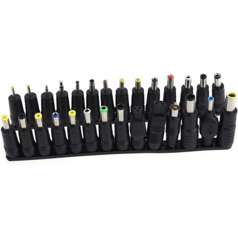 Universal Laptop Power Adapter Set, 28 Pieces Tip Kit Direct Current Connectors with 3Pcs DC5521 5.5x2.1mm Power Cable