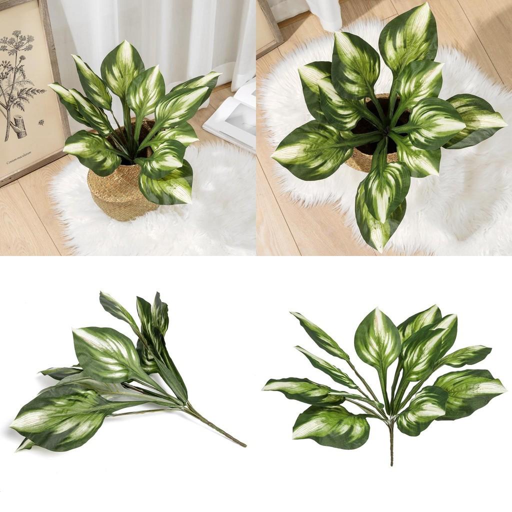 Plastic Viola Japonica Var Stenopetala Leaf For Garden Supplies Decoration