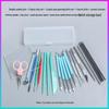Silicone Double-Ended Dotting and Pressing Pen for Polymer Clay Sculpting