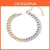 Premium Quality Alloy Necklace For Women Featuring Elegant Gold And Silver Color Contrast