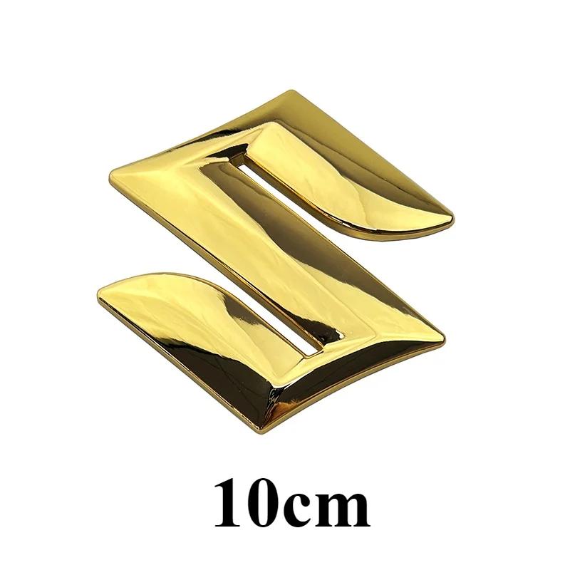 3D Badge Steering Wheel Sticker Car Front Emblem Rear Trunk Logo For SUZUKI Swift Metal Alloy Modified Letter Decoration