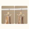 Foldable Hook Underwear Sling Bag Hat Storage Artifact Multifunctional Home Wardrobe Rotating Metal Hook