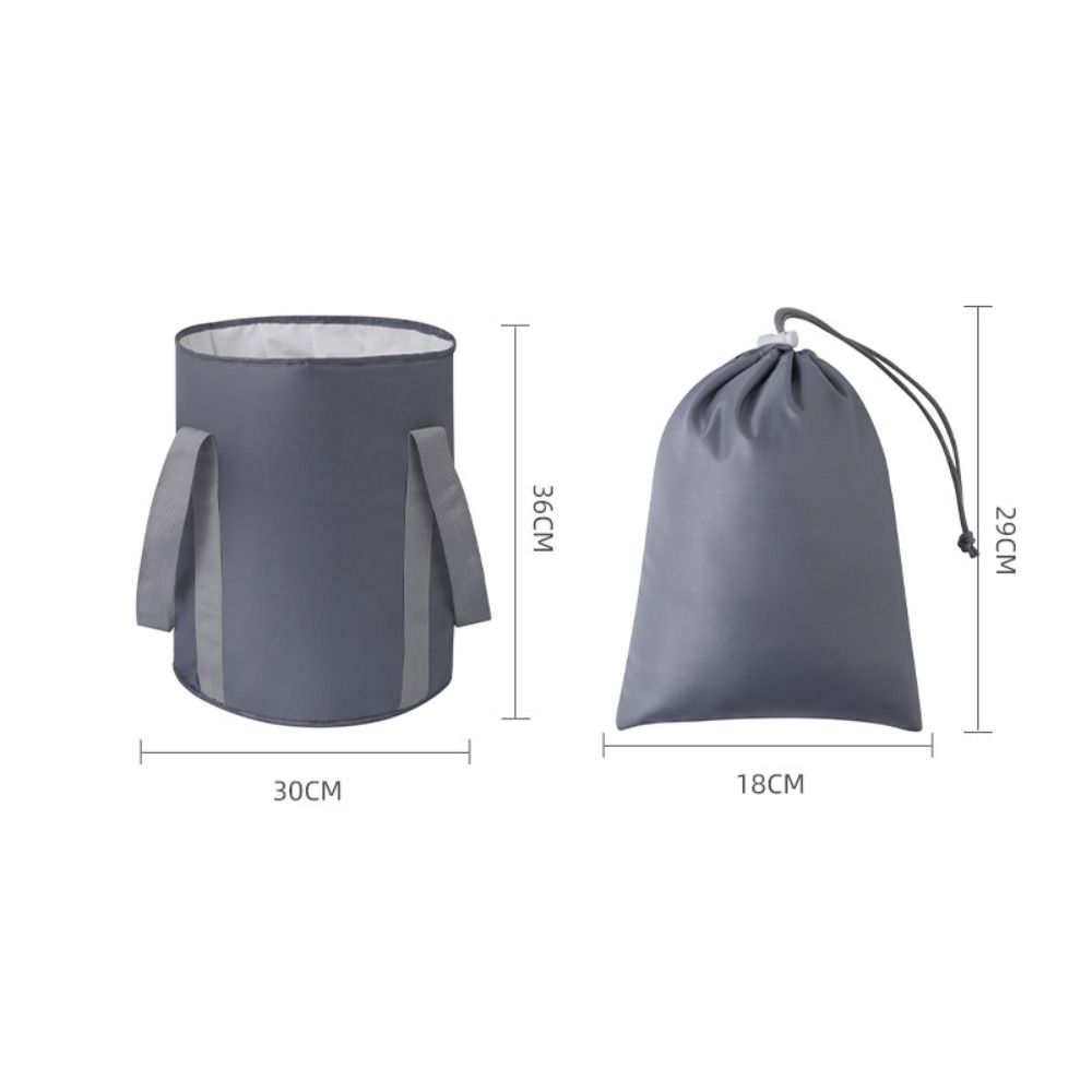 Baie de picioare portabilă albastră, bazin mare impermeabil pentru înmuierea picioarelor, găleată cu mânere, pliabilă, geantă pentru cadă de picioare, dormitor