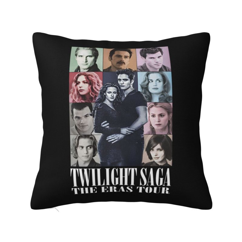 Funny Edward Cullen Meme Cushion Cover xcm Polyester Robert Pattinson Pillow Case for Sofa Square Pillowcase Decoration
