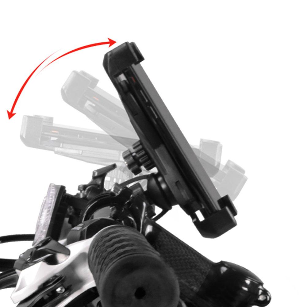 Universal Motorcycle Scooter Bike Bicycle Mobile Phone Holder Secure Lock Bracket Mount