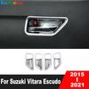 Für Suzuki Vitara Escudo 2015 2016 2017 2018    Matte Auto Innen Türgriff Schale Abdeckung Zierleiste Innenzubehör