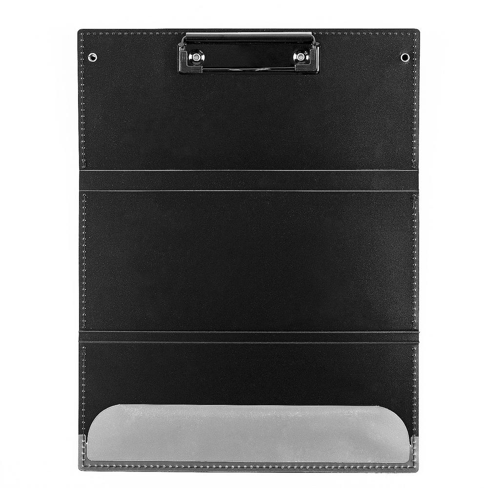 Nurse Folding Clipboard Portable Nurse Clip Boards 24.1CM Multifunctional Black Clipboard With Quick Reference Sheet Writing Pad