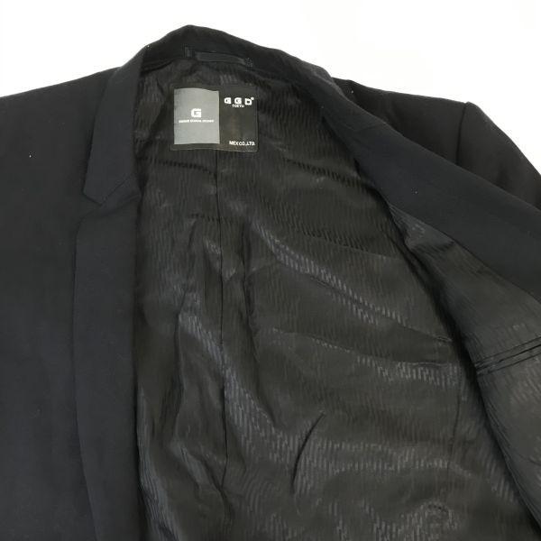 Made in Japan GGD TOKYO One Button Tailored Jacket Men’s L Black Wool Cupra Lining(USED)