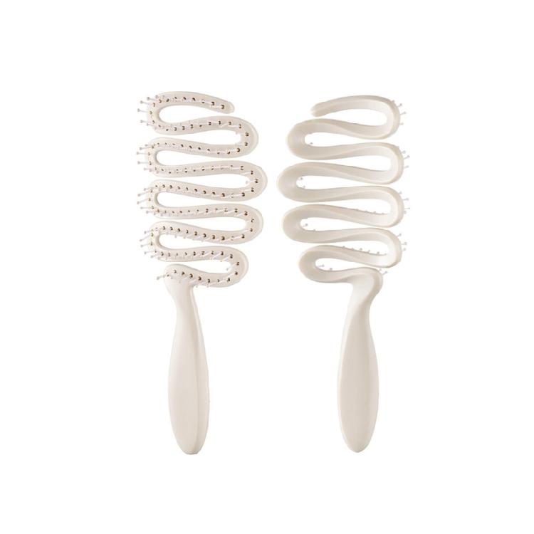 Textured Hair Volumizers Comb Hollow Out Teeth Reduce Friction ABS Plastic For Fine & Thin Hair Types