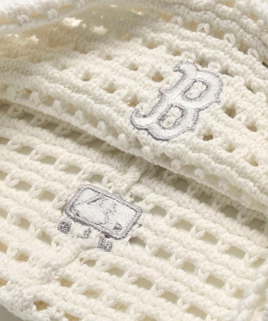 Emelbi Summer Ribbon Meow Beanie Bos (Cream)