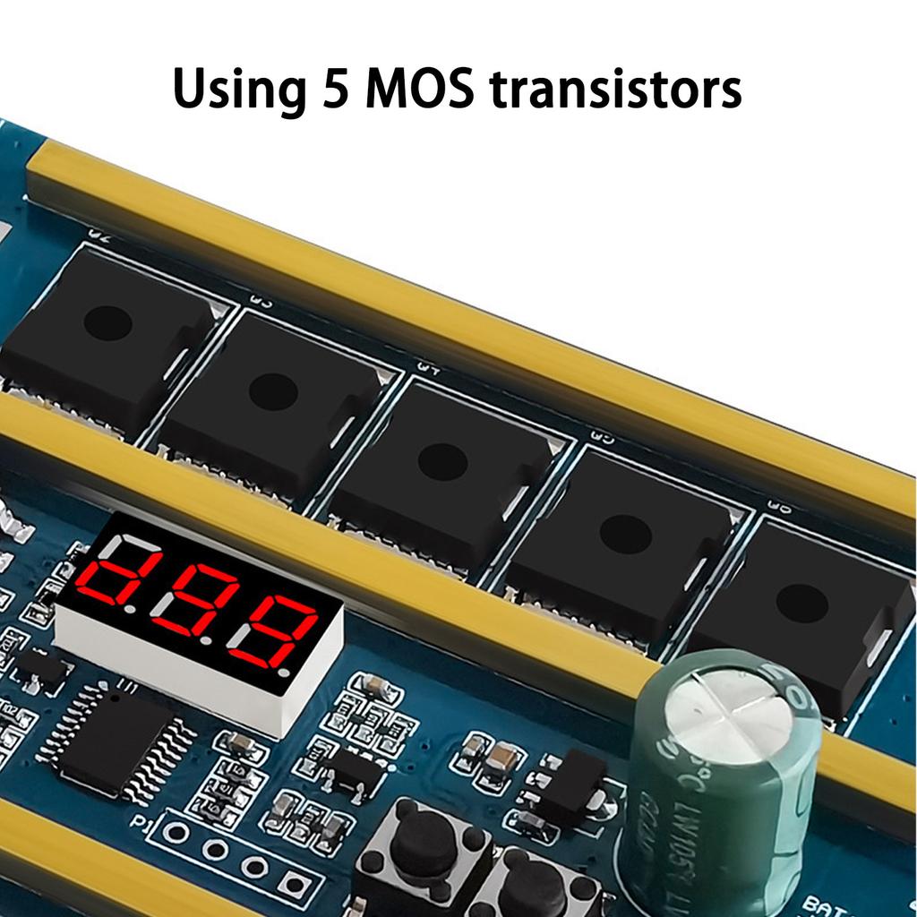 Digital Spots Welder Control Board 12V Power Adjustable 99 Gears Realtime Voltages Protective Welding Tool For Lithium Batteries Repair