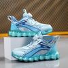 Scarpe da Corsa Traspiranti in Rete per Bambini - Unisex, Ammortizzazione ad Aria, Suola Morbida, Design alla Moda per la Primavera, Adatte a Bambini di Mezza Età e Grandi