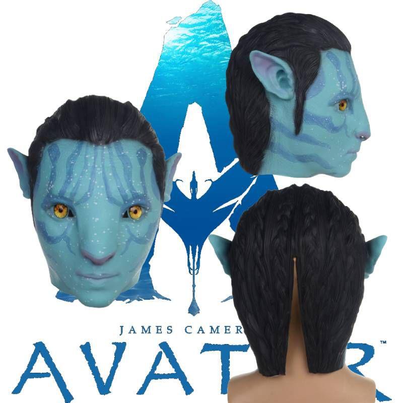 Bezaubernde Avatar The Way Of Water Latex-Kopfbedeckung