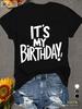 It's My Birthday Graphic Tee T-shirt