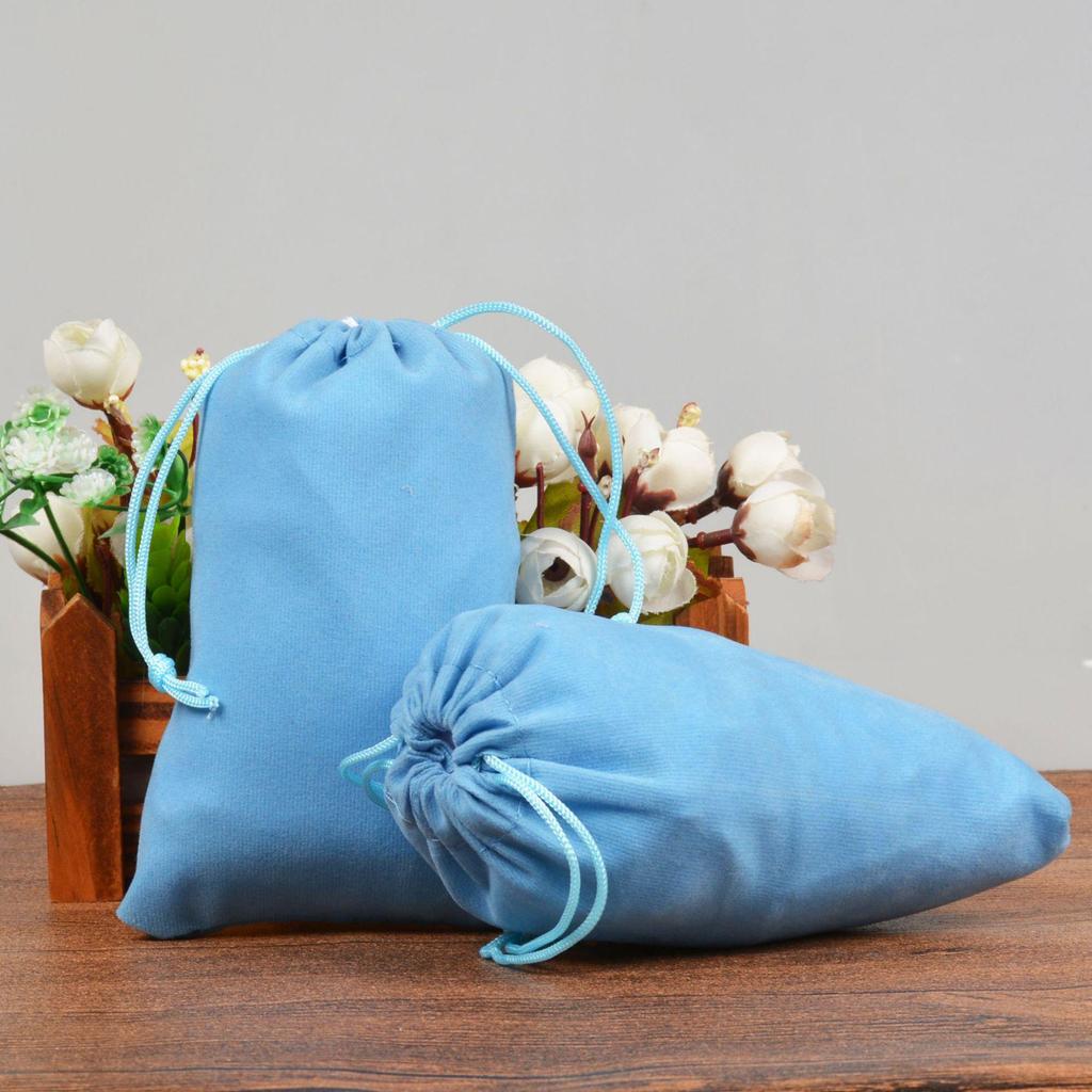 Velvet Drawstring Jewelry & Earphone Storage Bag