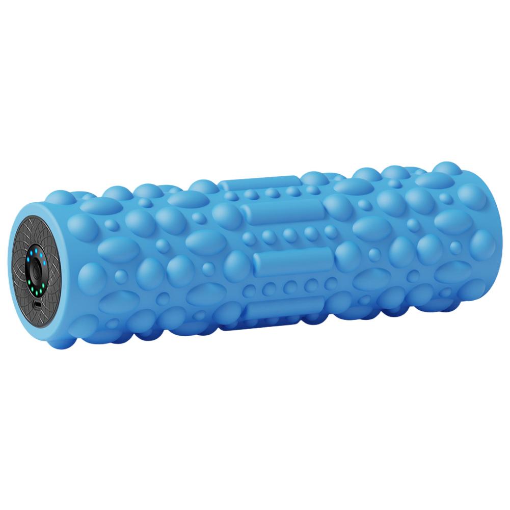 Rechargeable Electric Vibrating Foam Roller 5 Modes Massage Column for Yoga Pilates Exercise