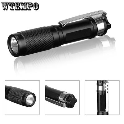XPE LED Mini Flashlight Telescopic Zoom LED Strong Light Flashlight Portable Penholder Flashlight