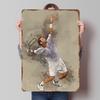 Pete Sampras Printed Posters Customizable Wall Art Retro Vintage Metal Tin Signs for Home Room Garage Decoration Gaming Garden