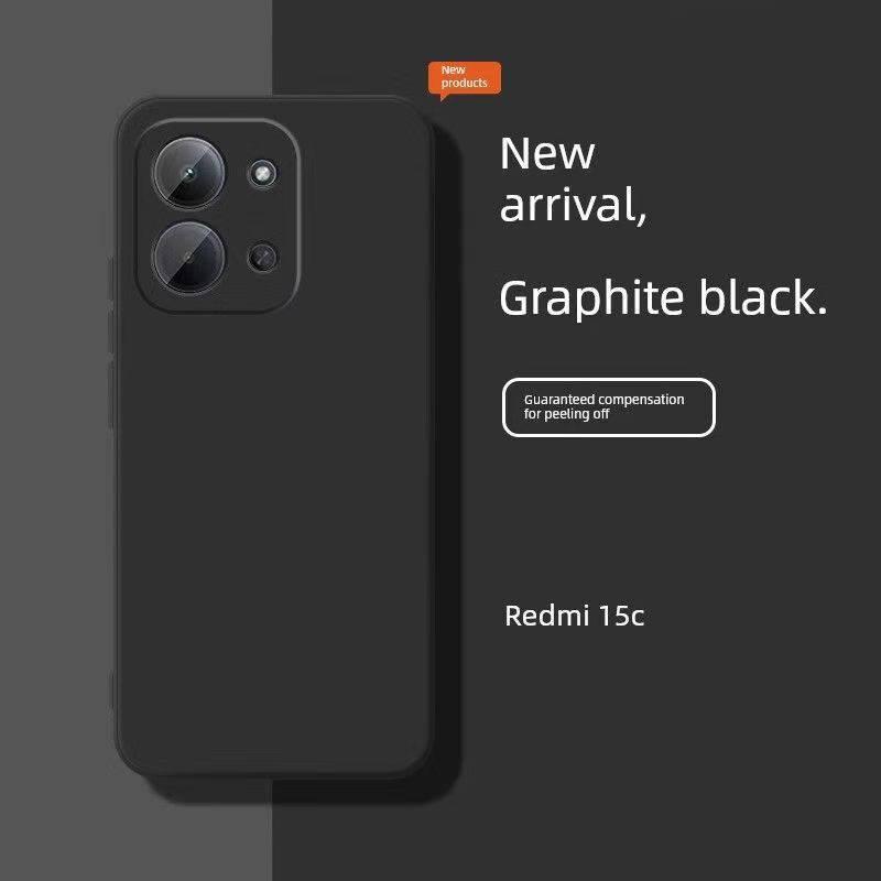 For Xiaomi Redmi 15C 4G 5G Cover Square Liquid Silicone Protective Phone Back Cover Cases For Redmi15c