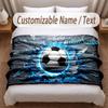 Other Similar Designs Theme Soft Blanket Personalized Custom Name Text Print Warm Blanket Home Sofa Bedroom Decor
