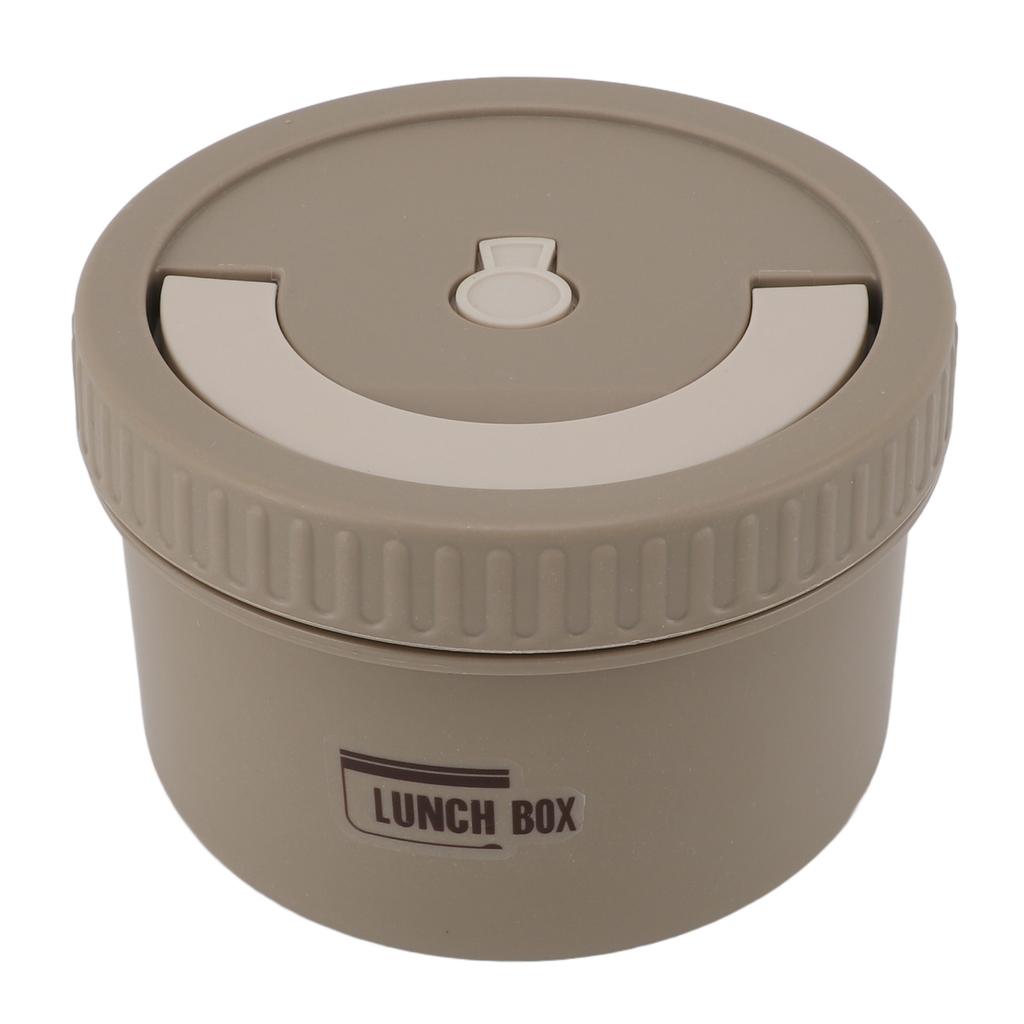 Bento Box Round 600ml Lunch Container Stainless Steel Tight Sealing Leakage Proof Insulated