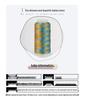 18-Strand Variegated Yarn Bracelet Weaving Cord – Gradient Dragon Scale Koi Thread DIY Material