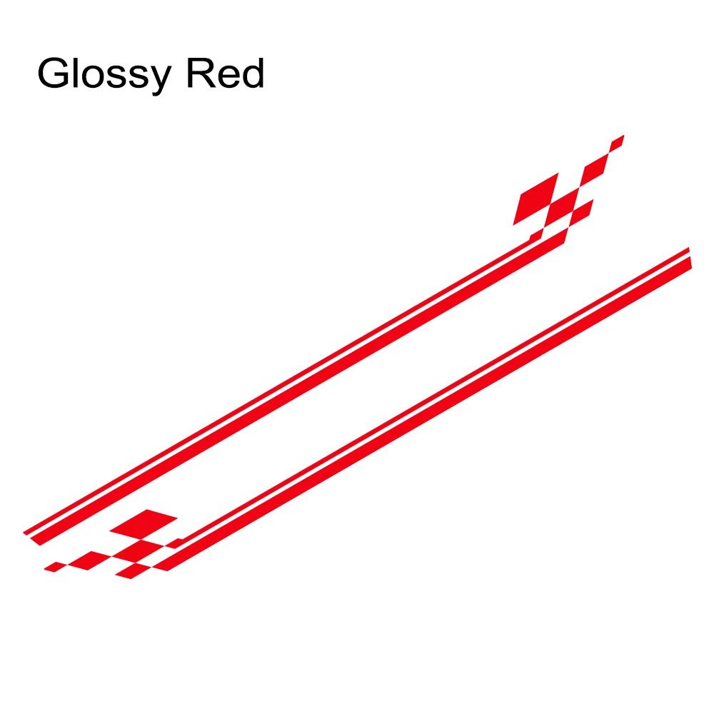 2PCS Racing Style Car Side Door Skirt Stickers For Renault Clio RS R.S. 18 4 5 2012-2025 Auto Tuning Vinyl Decals Accessories