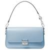 New MICHAEL KORS Bradshaw Leather Shoulder Bag Chain Baguette Shoulder Bag Women's Blue 30S1S2BL1L-CHAMBRAY
