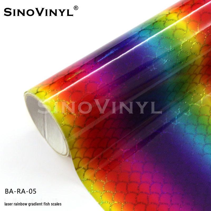 DIYCraft Rainbow Heart Gradient Car Decals - Dazzling Sticker for Vehicle Body