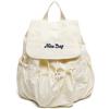 Drawstring Flap Double-shoulder Bag Backpack for Students and Casual Use Book Bag