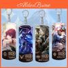 Starrail Honkai Impact Keychain Honkai Bailu Clara Silver Keychain Single Layer Pendant
