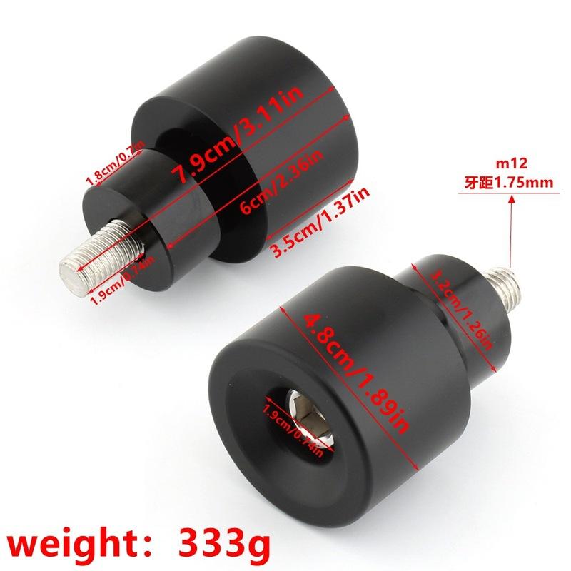 1 Pair Crash Bar Protector Ball Motorcycle Engine Guard Saddlebag Bumpers Ball For Harley Touring Softail Sportster XL Dyna
