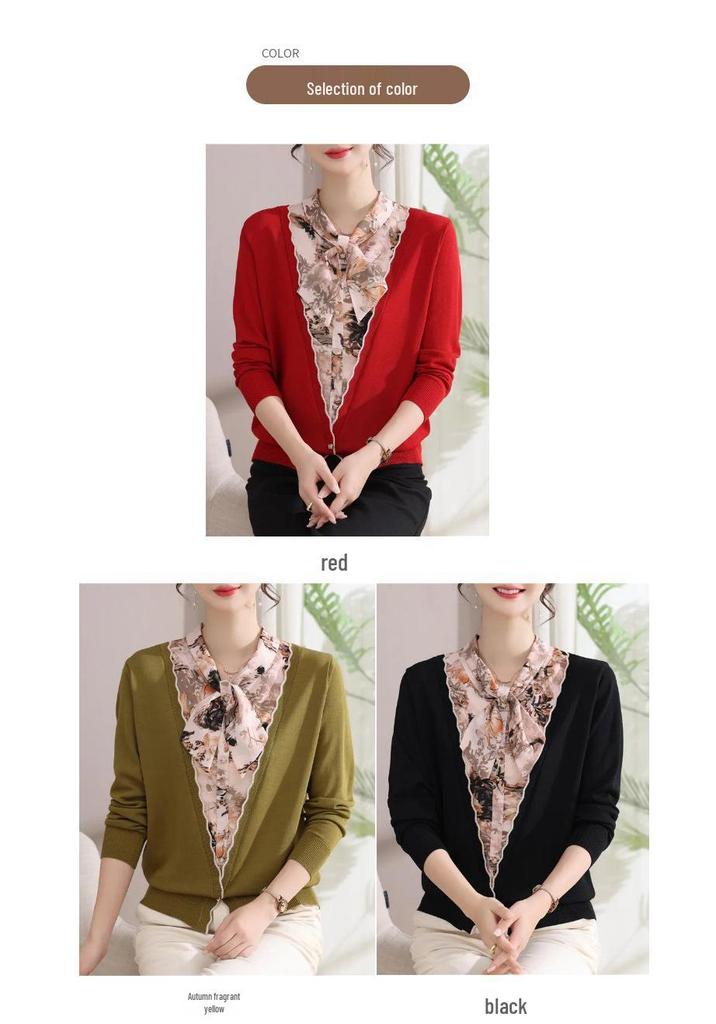 Chic Women's Motherwear Sweater - Stylish Knit for Daily Commute