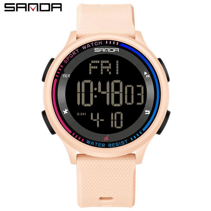 Sanda New Youth Luminous Waterproof Student Watch - Unisex Design for Middle Schoolers