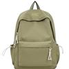 Schoolbag New Japanese Simple College Student Versatile School Bag Junior High School Student Large Capacity Solid Color Leisure Travel Backpack