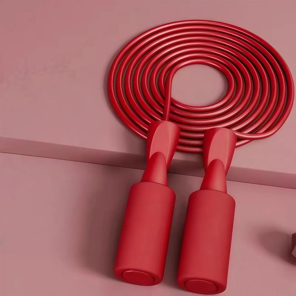 Tangle-Free PVC Jump Rope Lightweight Wear Resistant Yoga Skipping Rope Non-slip 2.8m Fitness Rope Skipping